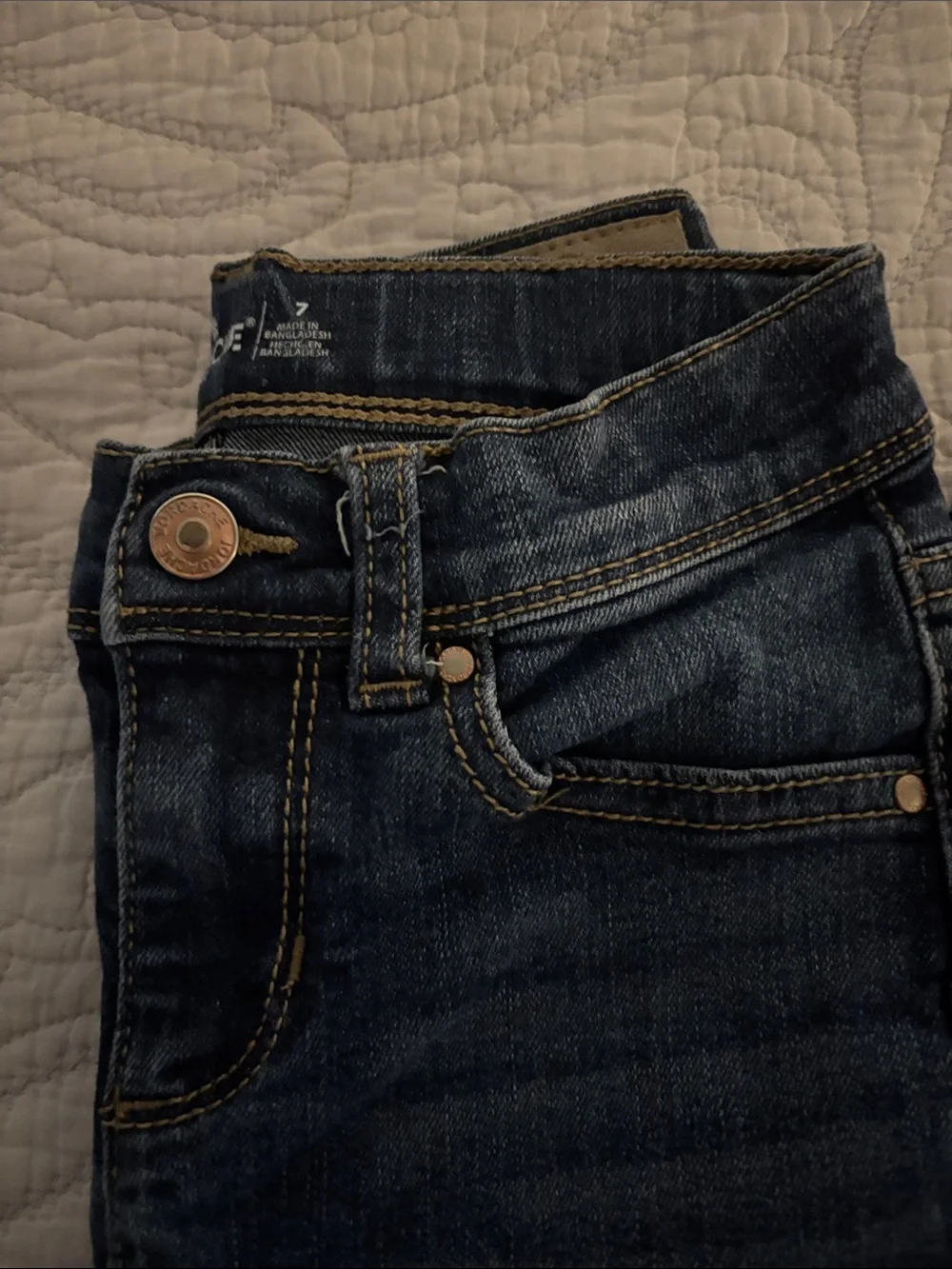 The Children's Place Dark Wash Skinny Jeans &Jordan’s bootcut Jean